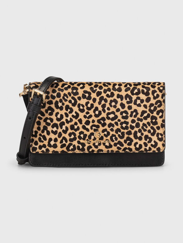 Crossbody bag with animal print - 1