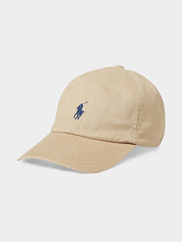Beige baseball cap - 1