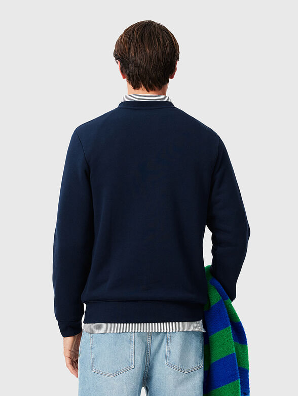 Sweater with oval neckline - 3