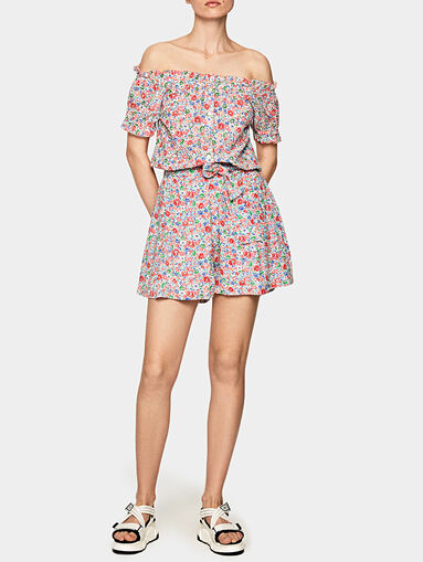 PAULINA shorts with floral print - 3