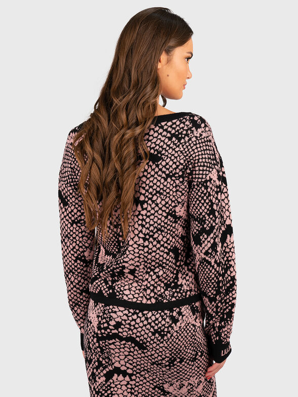 Snake-pattern sweater  - 3
