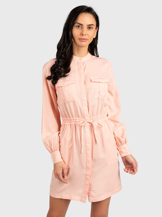Φόρεμα ELLIS  σε ροζ χρώμα - 1
