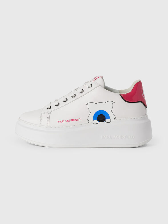 ANAKAPRI KLX leather sneakers with contrast details - 1