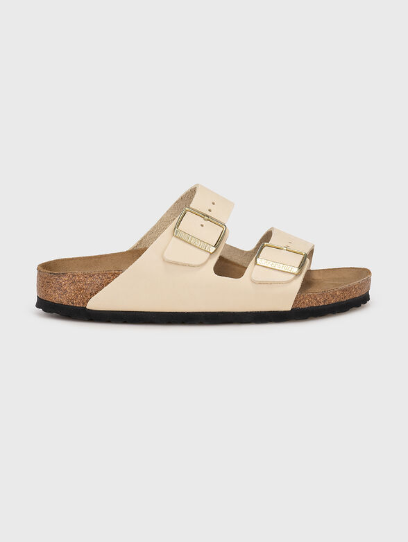 ARIZONA slippers in ecru color - 1