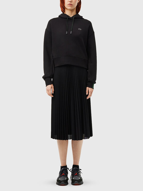 JUPE black pleated skirt - 3