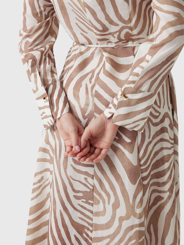 GISELLE long sleeved linen blend dress - 3