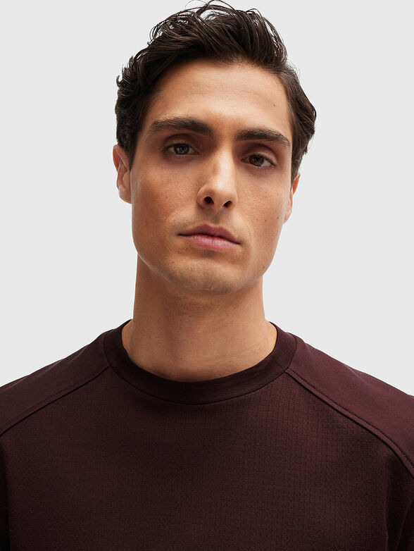 Round neck cotton T-shirt - 4