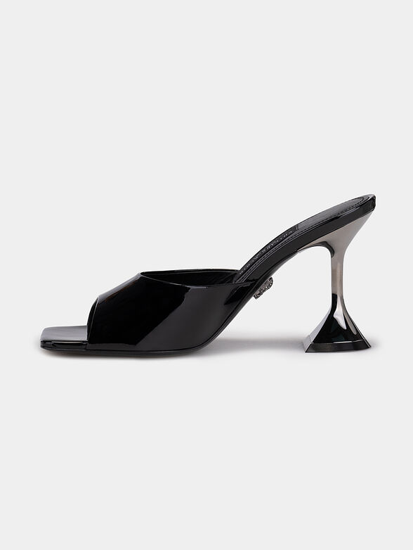 Leather heeled sandals - 4