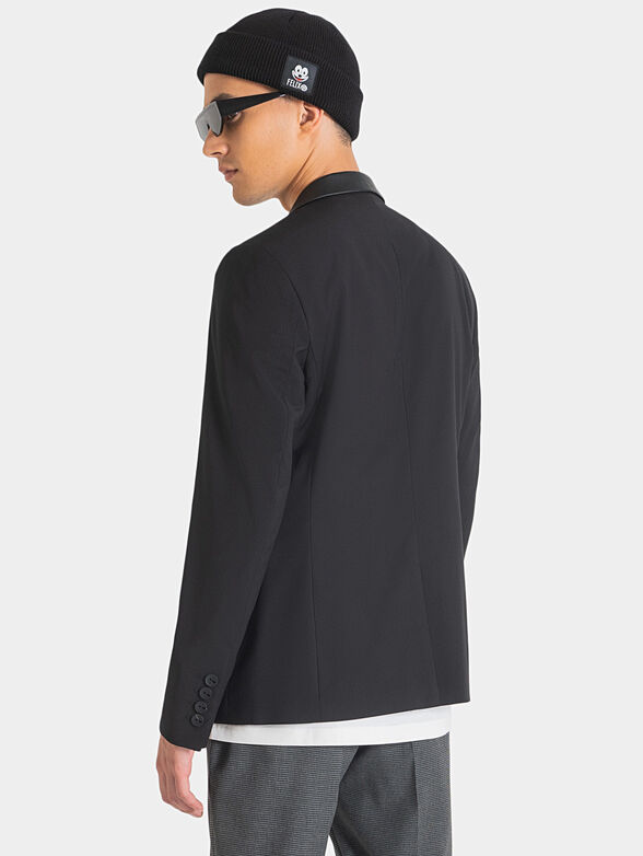 DEBBIE jacket with eco leather detail - 3
