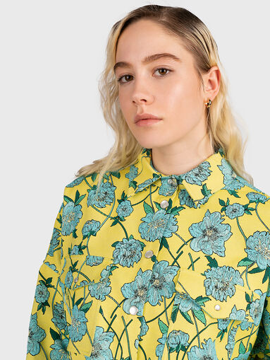 CHLOE shirt with floral motifs - 4