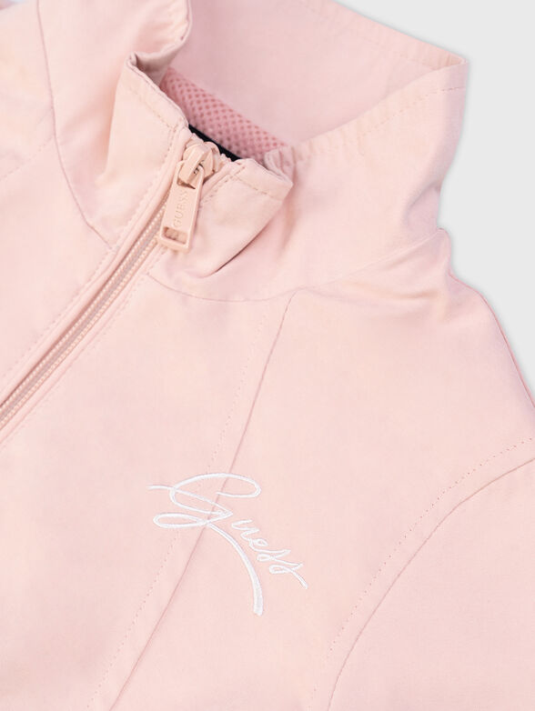 Pink zip sweatshirt  - 2