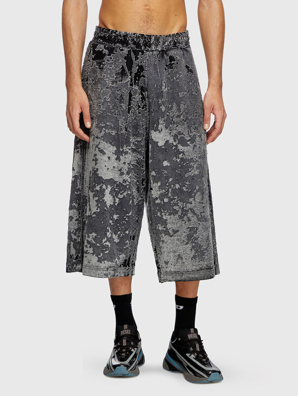 P-ECHO-SHOW sweat shorts with camouflage effect - 2