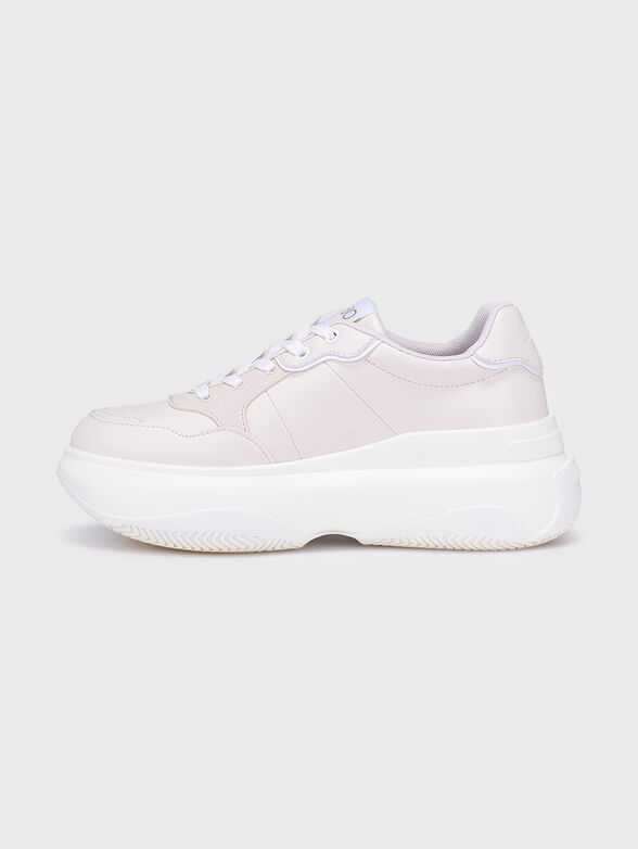 Sports shoes in ecru color - 4
