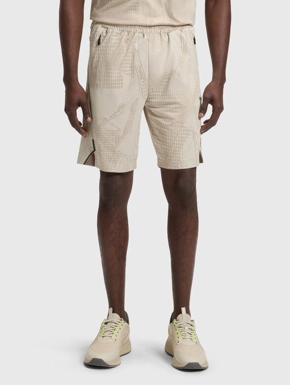 Sports shorts with print - 0