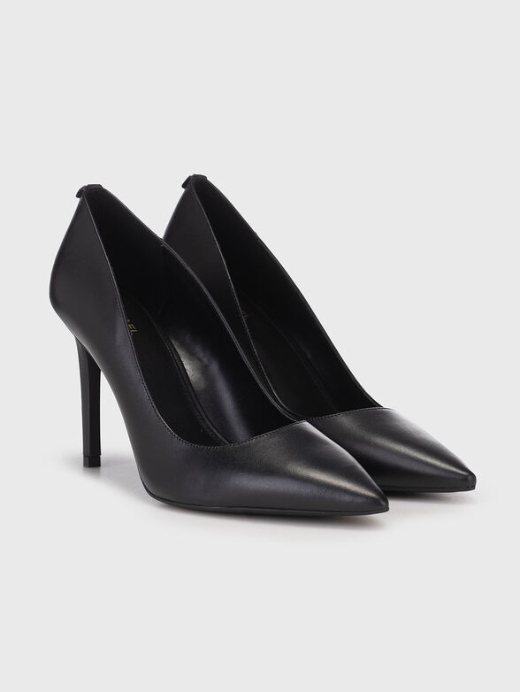 ALINA leather black heeled shoes - 1