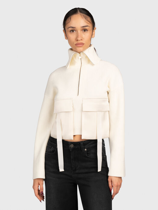 Pocket-accent sweater 