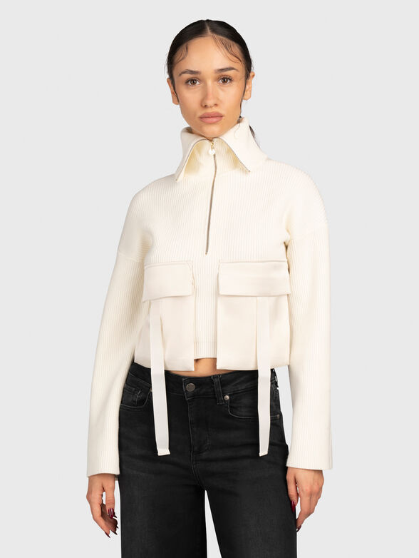 Pocket-accent sweater  - 1