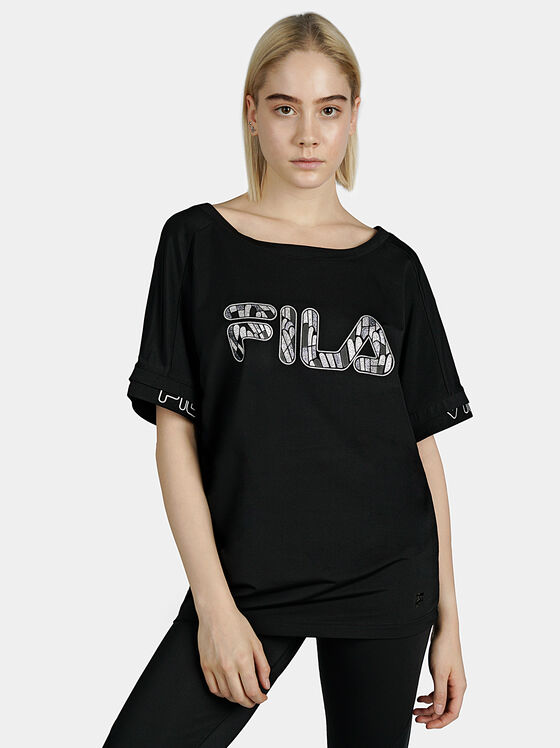 FAYE Black logo T-shirt - 1