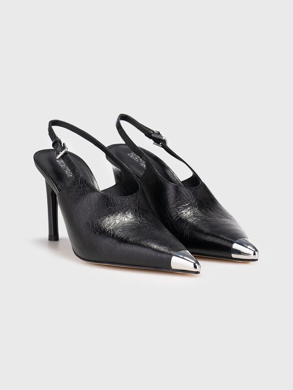 KASIA leather heeled shoes - 1