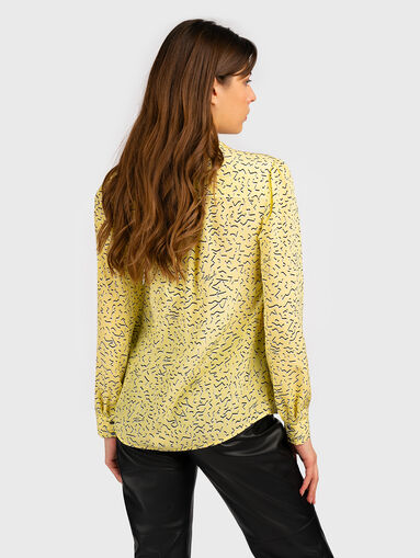 Silk shirt in yellow - 2