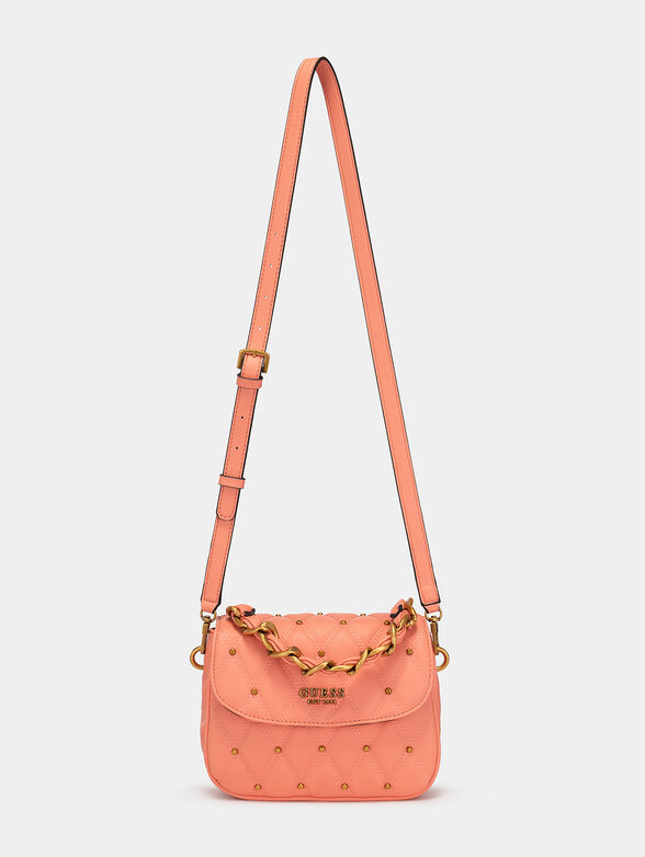 TRIANA bag with metal elements in dark gold color - 2