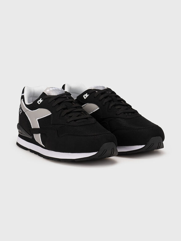 N.92 black sports shoes - 2