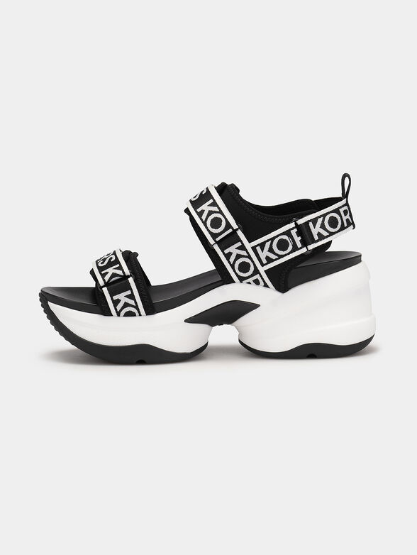 MAVERICK sandals with logo details - 4