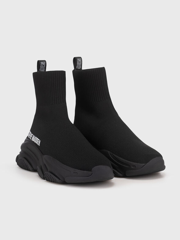 Black sneakers with logo  - 2