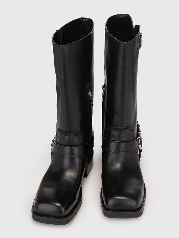 Leather boots - 5