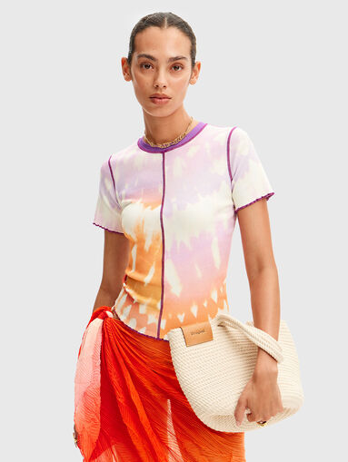 T-shirt with tie-dye effect - 4
