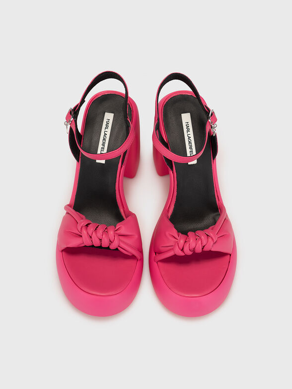 ASTRAGON HI black heeled sandals - 6