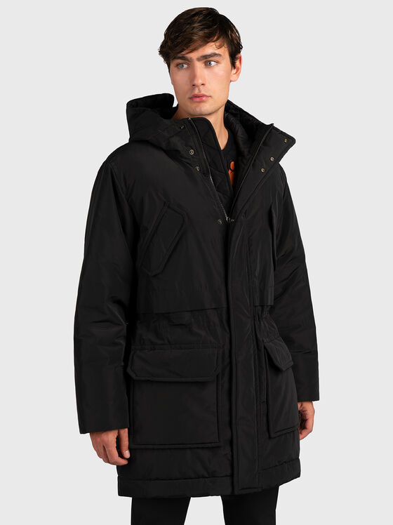 Padded jacket with pockets - 1