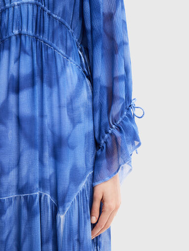 Maxi blue dress - 4