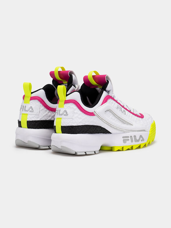 DISRUPTOR black sneakers with colorful accents  - 3