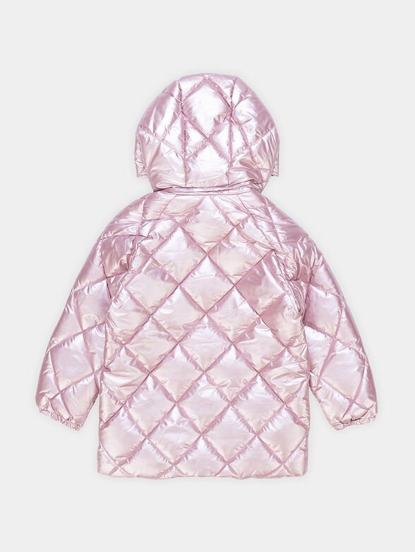 Padded jacket with metallic effect - 2