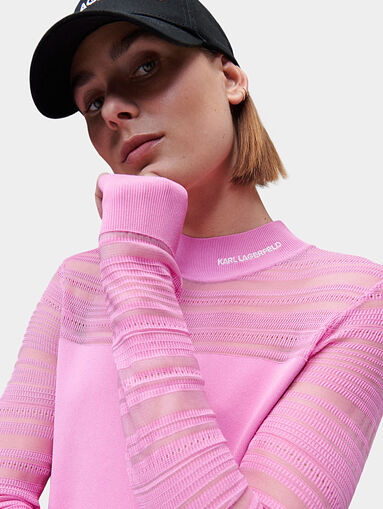 Sweater with embroidered logo detail - 4