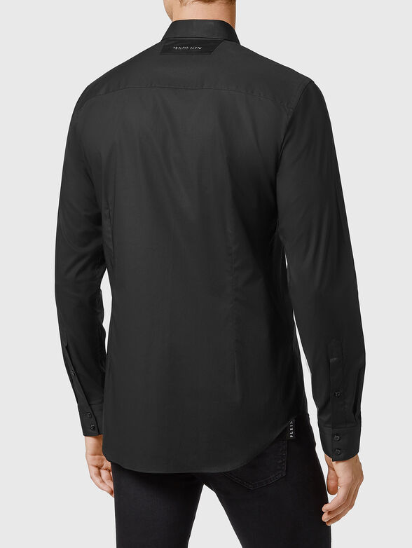 Black shirt SUGAR DADDY with embroidered detail - 2