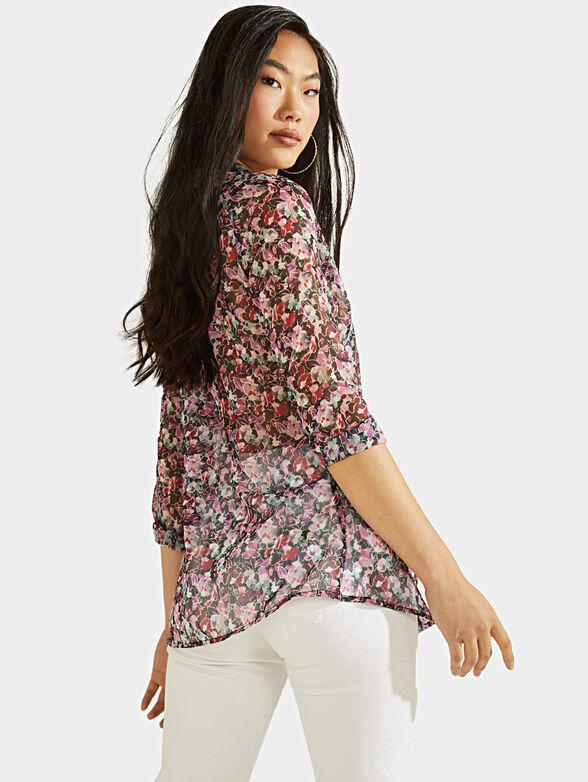 Floral printed shirt - 3