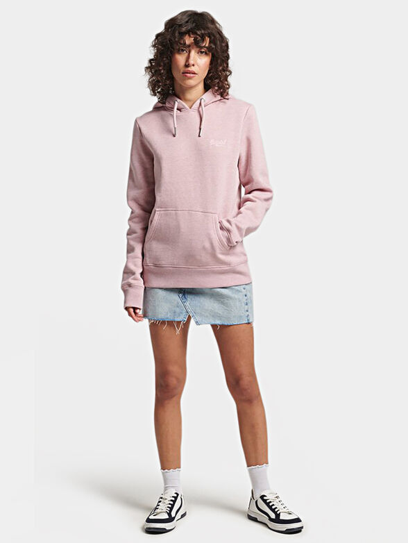 Sweatshirt in light pink color - 2