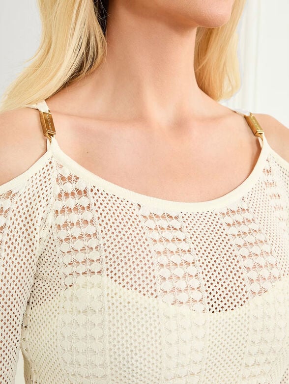 EMMA knitted blouse with cut-out details - 4