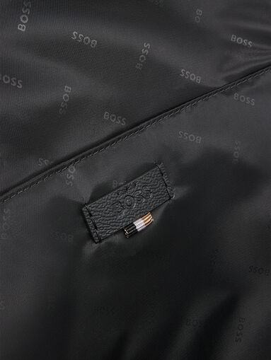 Backpack with monogram logo print - 4