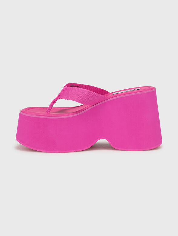 GWEN sandals in fucsia color - 4