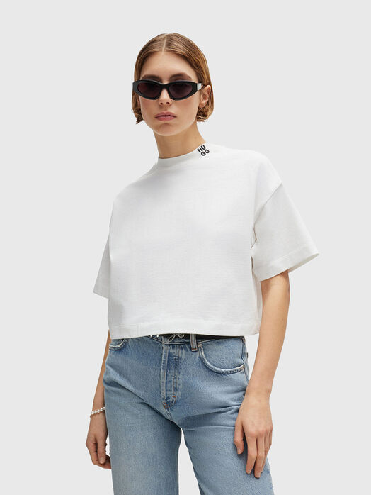 DAMELODY black cotton T-shirt