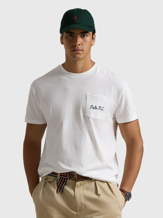 T-shirt με στάμπα στην πλάτη - 1