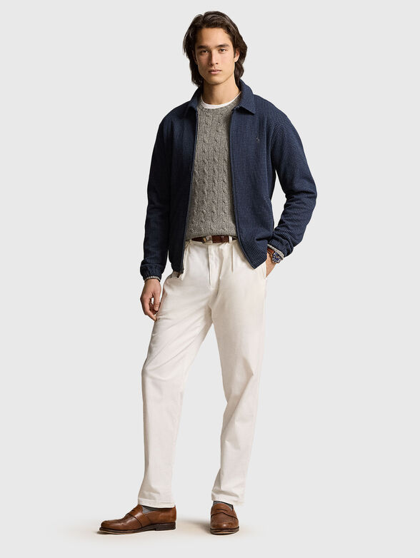 Dark blue vest with zip - 1