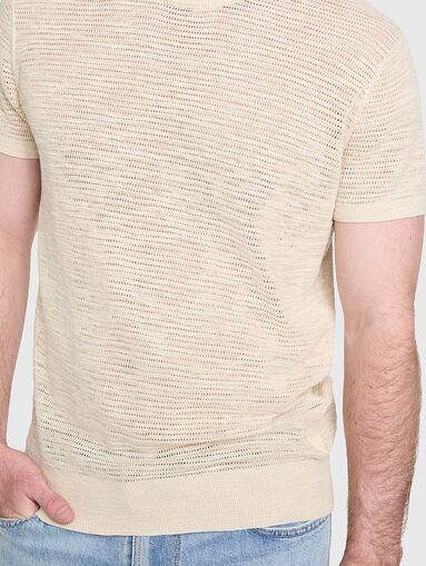 Sweater with short sleeves  - 5