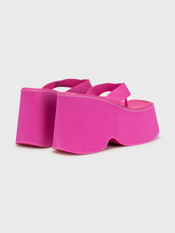 GWEN sandals in fucsia color - 3
