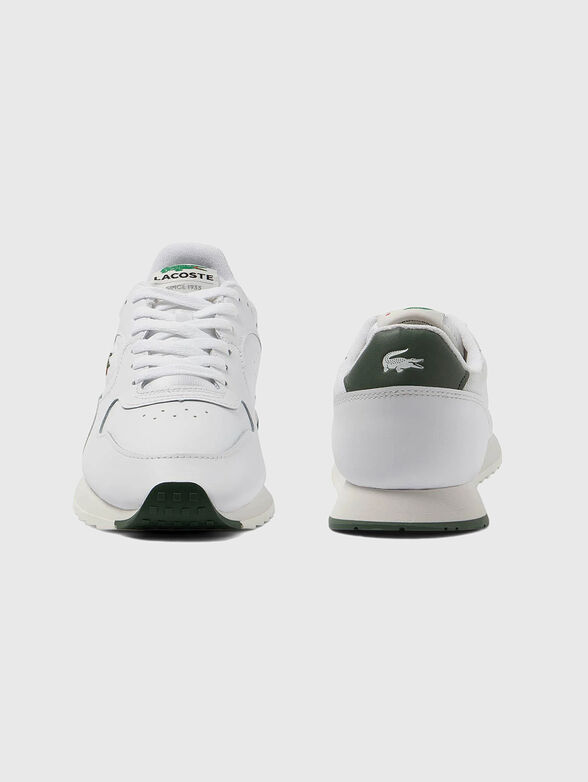 LINETRACK 2231 leather sneakers with logo detail  - 5
