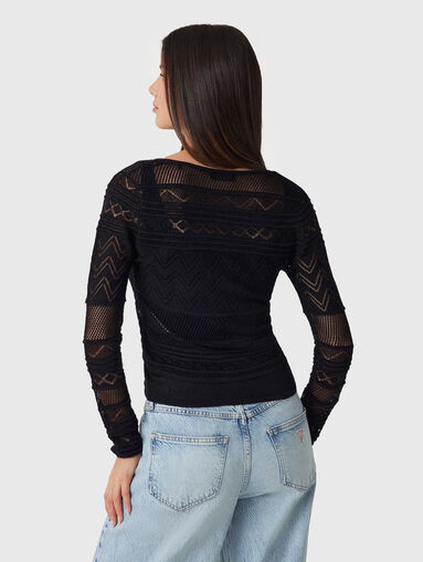 NELLIE cardigan with openwork motifs - 3