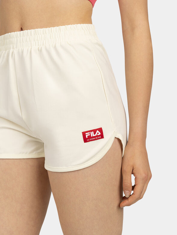 TOULON shorts with contrasting logo patch - 3